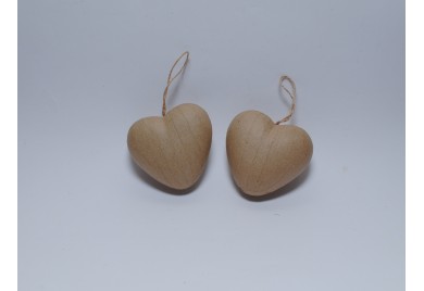 Two 3D Heart Blanks